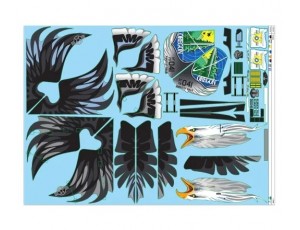 Arrows F-15 Eagle Twin 64mm EDF Jet Decal Set